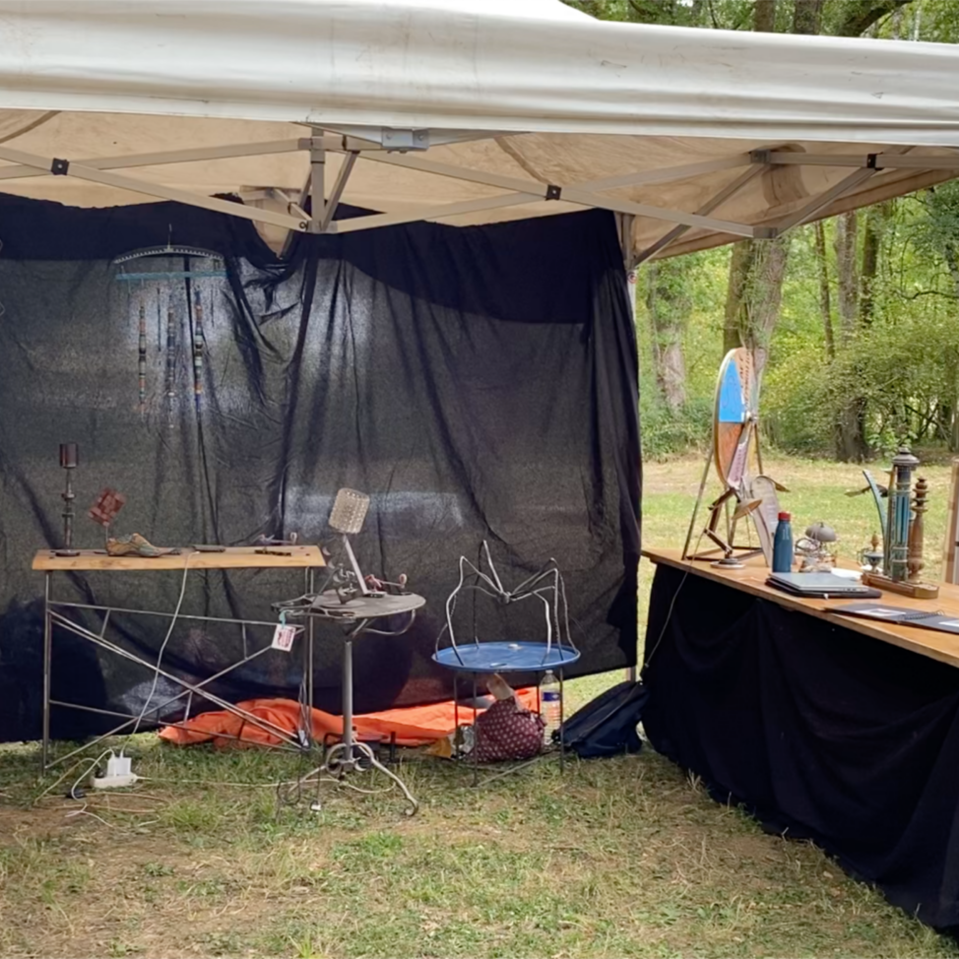 stand de la Regratterie lors du festival "Au Fil du Son"